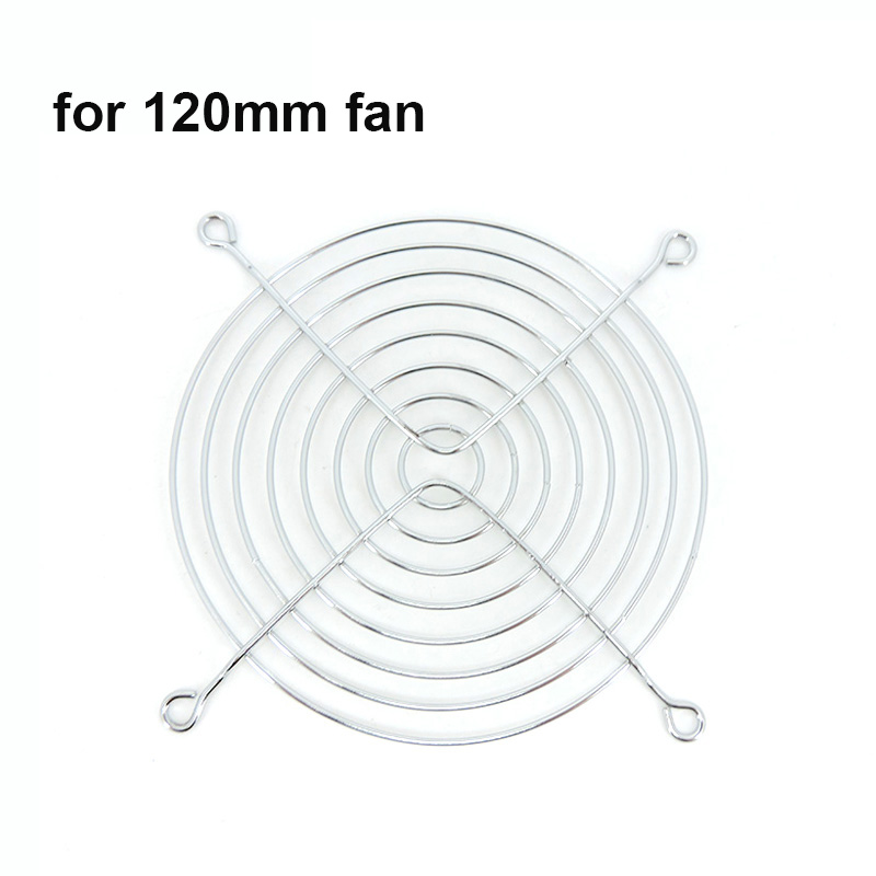 Protector de ventilador de refrigeración de CPU, parrilla protectora de Metal, cubierta de chasis de ordenador, red para ventiladores de refrigeración de 30mm, 40mm, 50mm, 60mm, 70mm, 80mm y 120mm: 2MM / RED