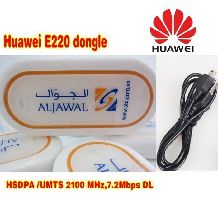 UNLOCKED HUAWEI E220 3g HSDPA USB MODEM 7.2 Mbps draadloze ondersteuning Android tablet Pc