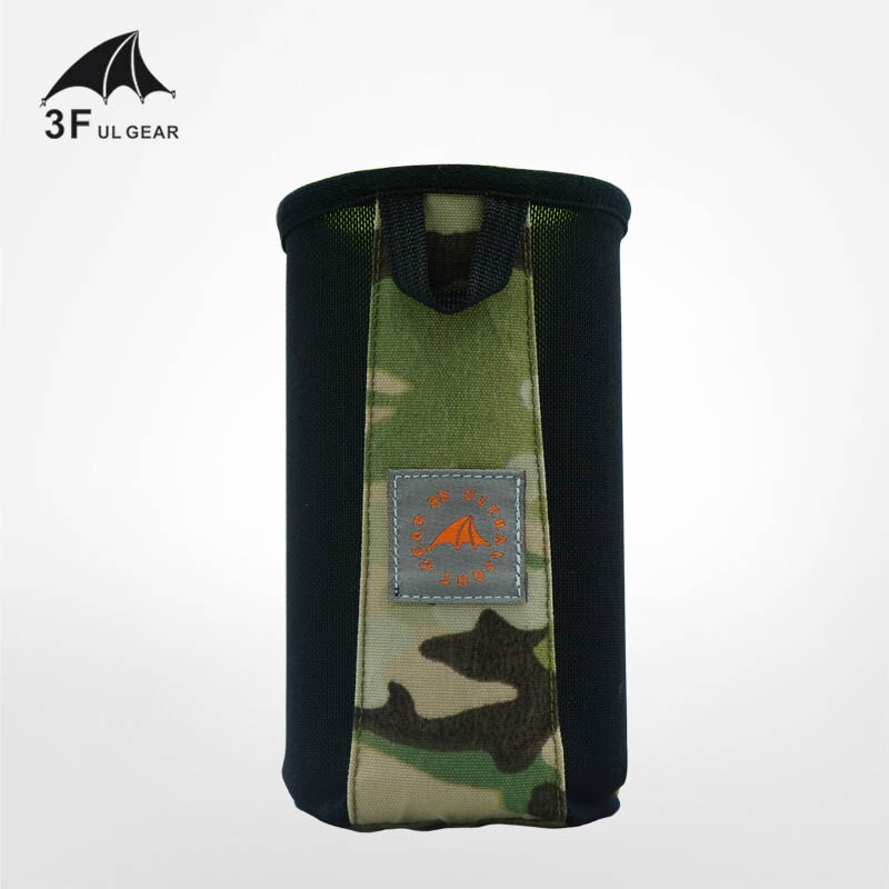3F UL GEAR Outdoor Travel Water Bottle Bag Portable Bag External Water Bottle Set External Bag External Hanging Accessories: Camouflage