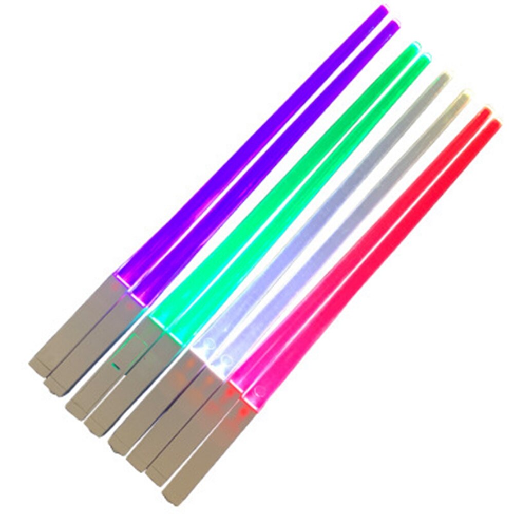 Bacchette luminose da tavola portatili a 8 colori per bacchette a portato incandescenti per feste da pranzo in cucina