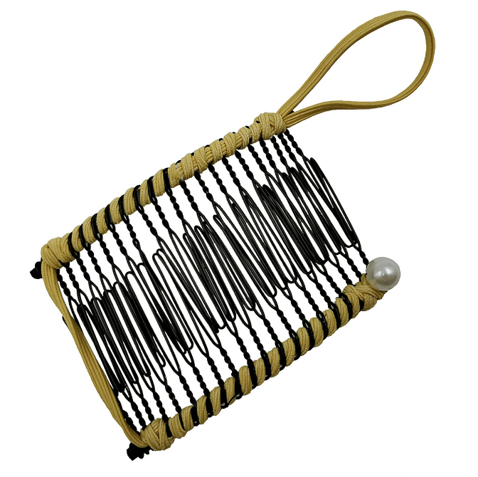 20/30 Zahn Banane Haarspange für dickes lockiges schweres Haar Kämme Vintage Bar Verschluss Haarnadeln Modellierungswerkzeuge Haarschmuck: Lila