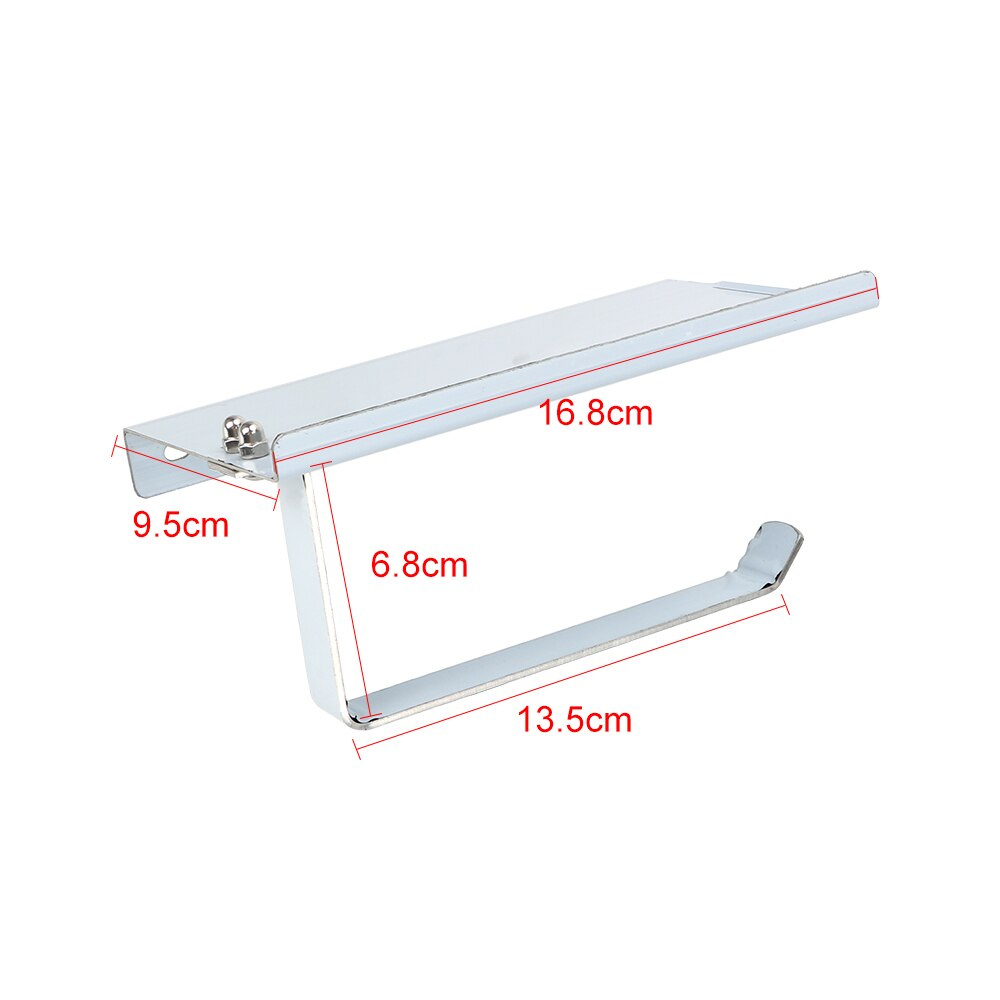 Storage Rack Rustless Roll Paper Rack Kitchen Cupboard Hanging Paper Tissue Boxes Bathroom Phone Paper Holder Stainless Steel