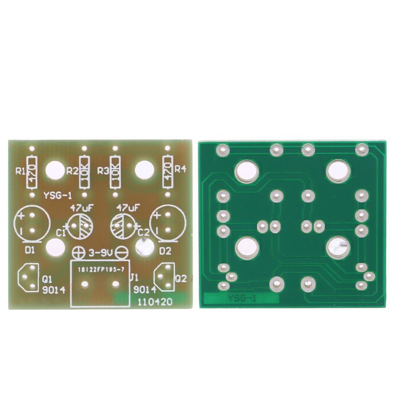 1 Juego de Kits electrónicos de fabricación DIY, piezas de reparación de luz de respiración, lámpara intermitente, herramientas de placa de circuito electrónico