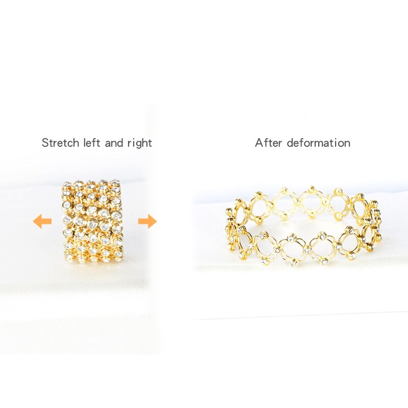 Wonderlife 2 i 1 magi ringe armbånd teleskopiske ringetone bytt armbånd smykker kjæreste smykker