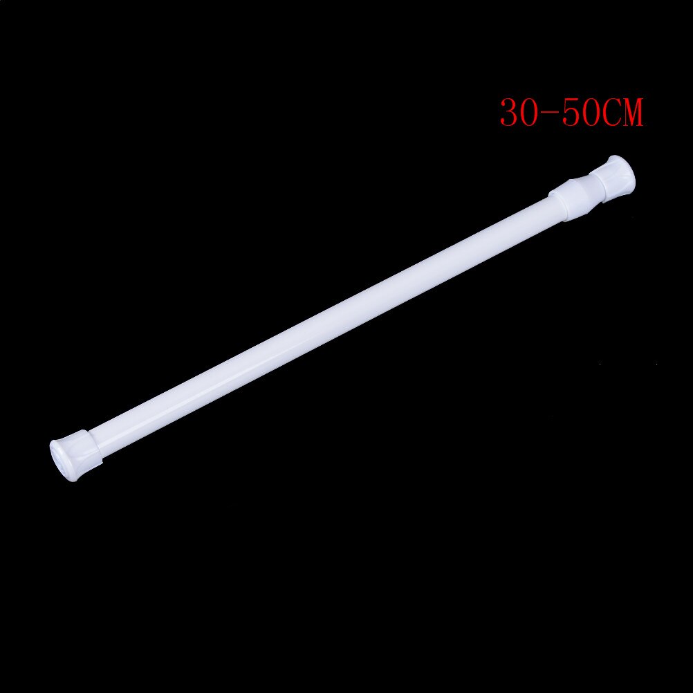 Adjustable Metal Curtain Rod Spring Loaded Bathroom Bar Shower Extendable Telescopic Poles Rail Hanger Rods: A1