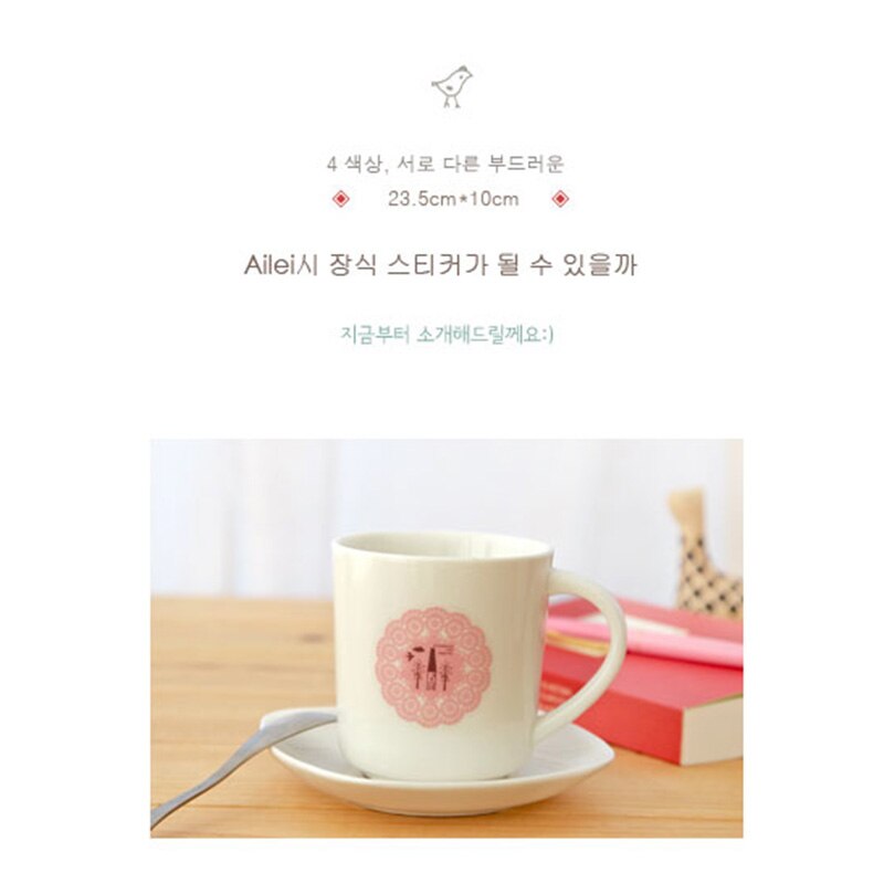 Kawaii Lace Dress Up Stickers Round Transparent Multi Designs Mobile Cups Decoration Sticky Letter Everlop Seal Stickers