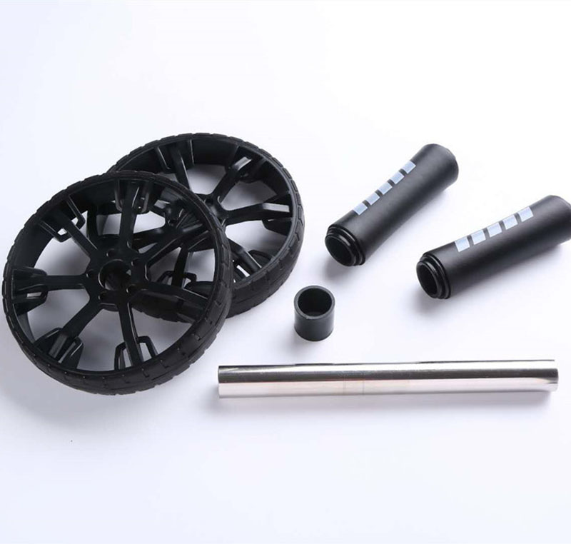 Ab Wheel Roller Portable Ab Roller Ems Muscle Stimulation Wheel Roller Compactor Single Double Wheel Home Equipment