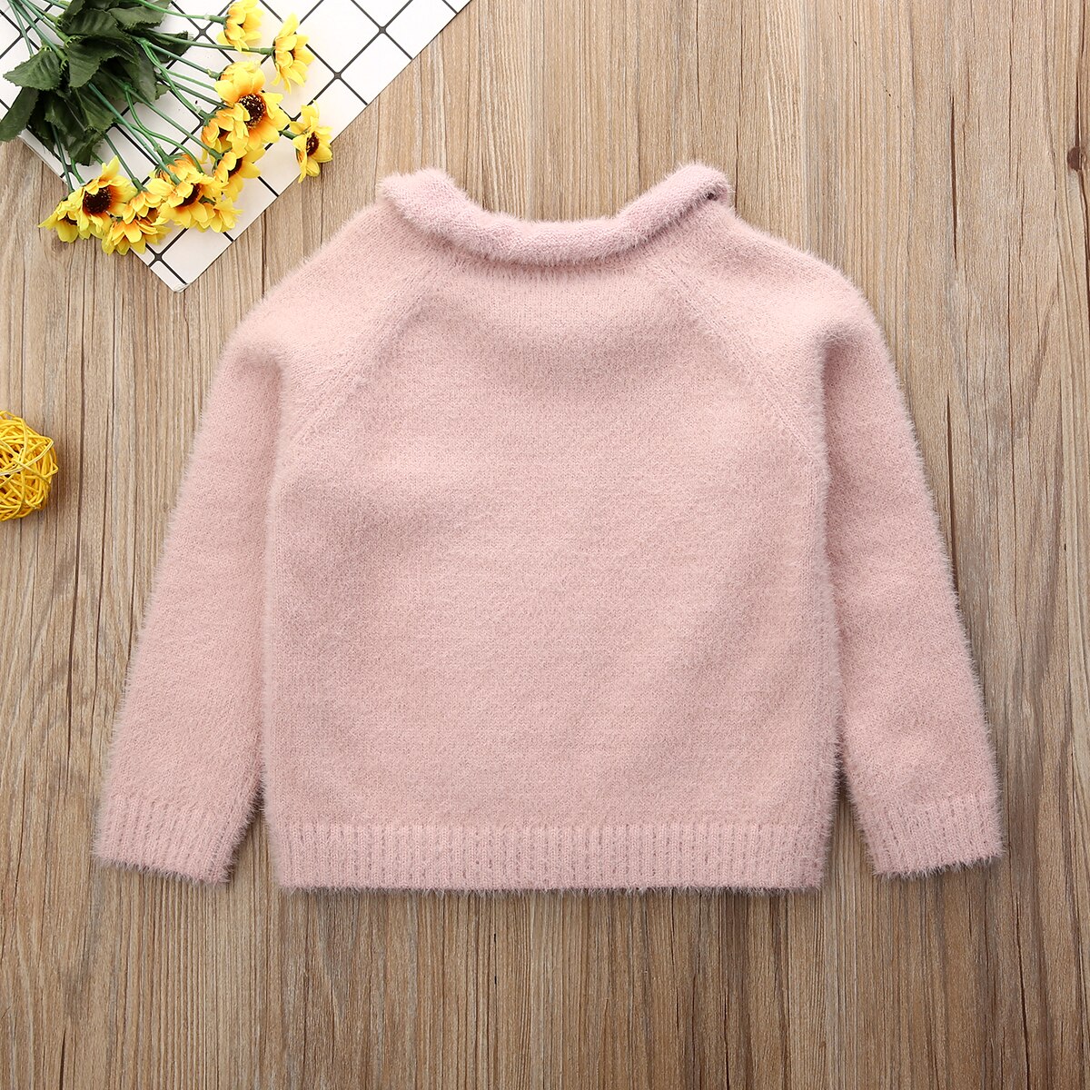 Enfant en bas âge enfant bébé garçon hauts pour filles à manches longues pull pulls vêtements d'hiver