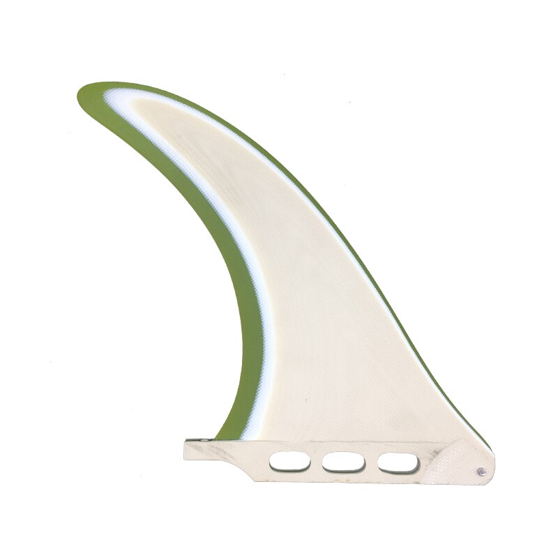 White Olive Longboard Fin Surfboard Single Fin Surf Racing Fin For Surfing