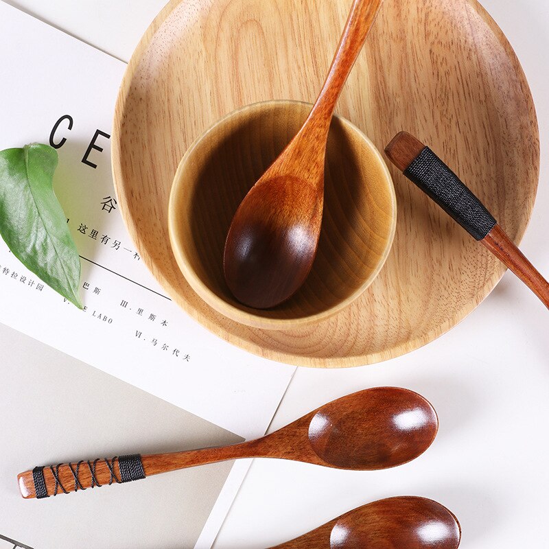 Wrapped Line Japanese-style Phoebe 20*4cm Nees Wooden Spoon