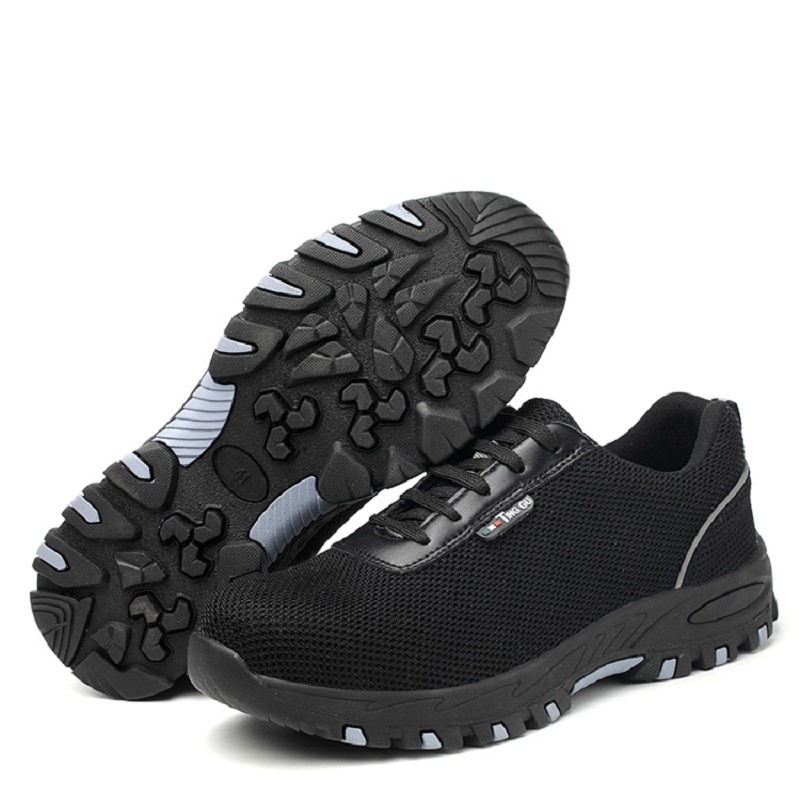 Factory safety shoes protective sport black shoes safety men