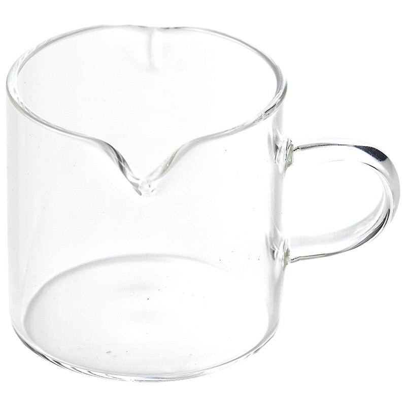 Glass Small Milk Cup Can Concentrated Ice Latte Italian Sharing Coffee Cup Sauce Cup Double Mouth 120ml