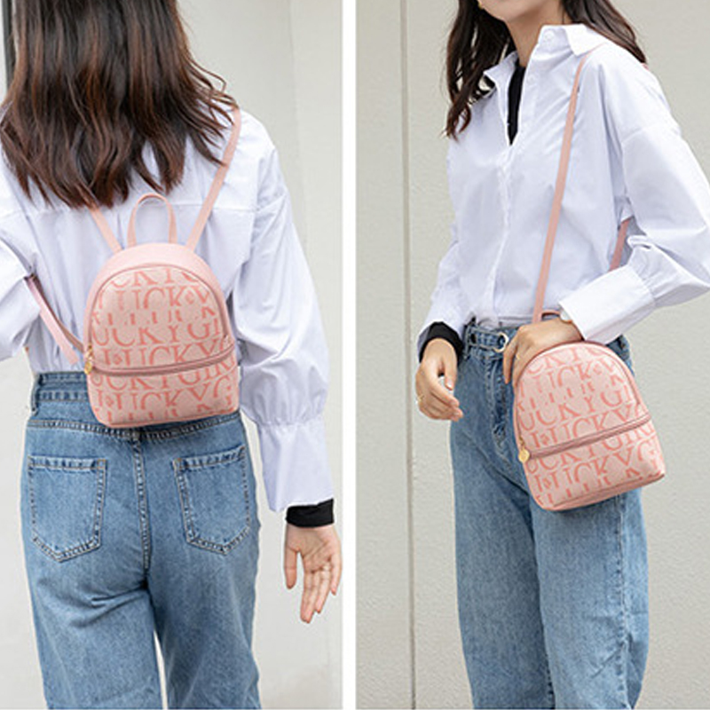 Mini Backpack Retro Crossbody Bag Small Cute Purse Leather PU Little Backpack for Women Trip Travel Outting Bag