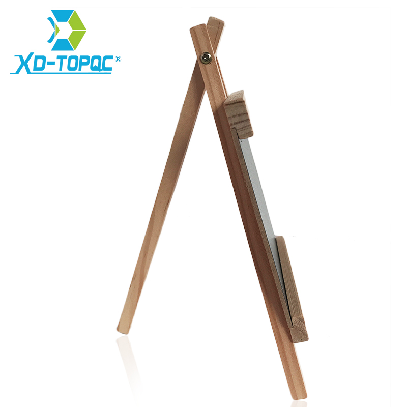 XINDI 12*23cm Mini Schreibtisch Tafel Kiefer Holz Staffelei Tafel Art Holz Schwarz Bord Faltbare Schreibtafeln Freies kreide BB70