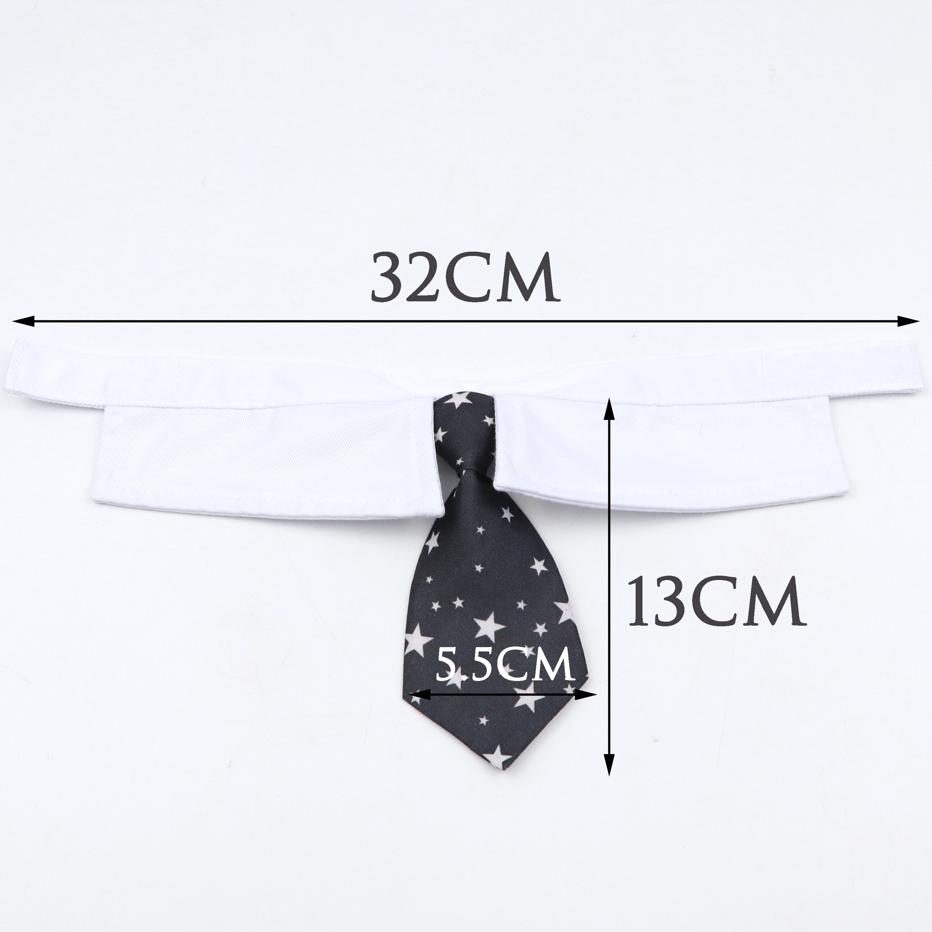 Petit noeud papillon rayé en coton, Animal à la , mignon petit col de chemise, accessoires fantaisie pour chien et chat, nouveauté ajustable, soirée, Cavata
