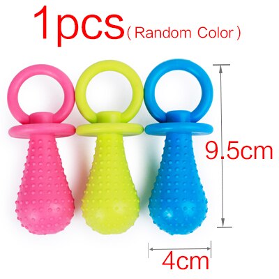 Kleurrijke Pet Dog Speelgoed Rubber Interactive Chew Speelgoed Voor Hond Tanden Training Speelgoed Met Doorn Hond Beet Bestendig Molaire Huisdier product: 1pcs Style 2
