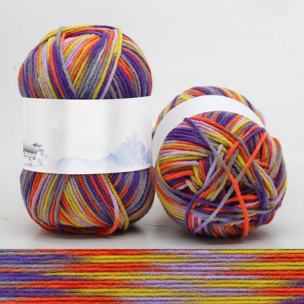 Milk Sweet Soft Cotton Baby Knitting Wool Yarn Milk Cotton Soft Baby Yarn For Hand Knitting 50g/ Crochet Baby Woolen: 30