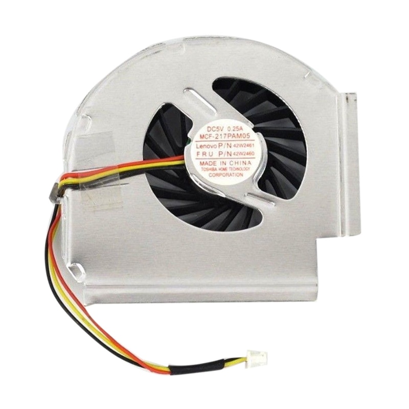 ventilador de refrigeración de la CPU para IBM Lenovo Thinkpad T61 T61P R61 W500 T500 T400 3 Pin