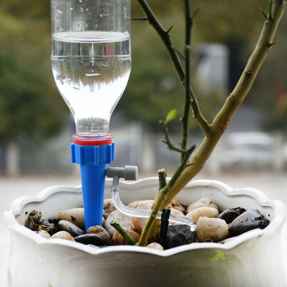 Nawadnianie kropelkowe podlewanie roślin narzędzie robić kwiatów regulowane kolce stożkowe rośliny doniczkowe podlewanie w pomieszczeniach system nawadniania ogrodu