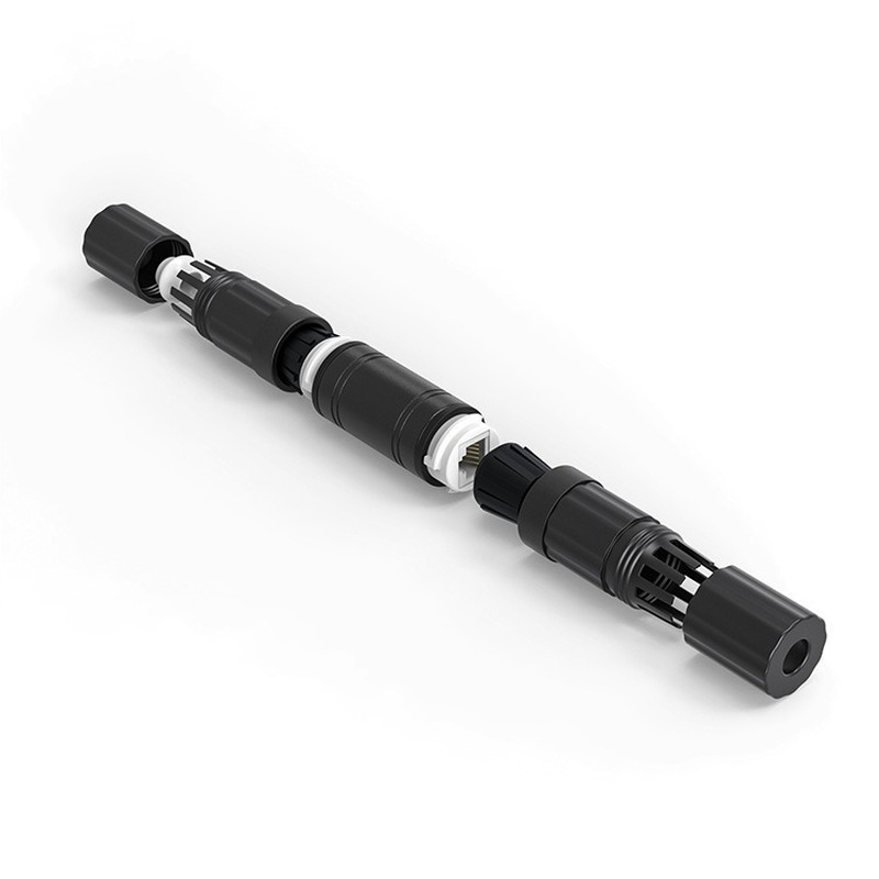 Outdoor Waterproof Network Cable Connector Double Female RJ45 LAN Dustproof Ethernet Coupler Adapter Cat5 6 7 Cable Extension