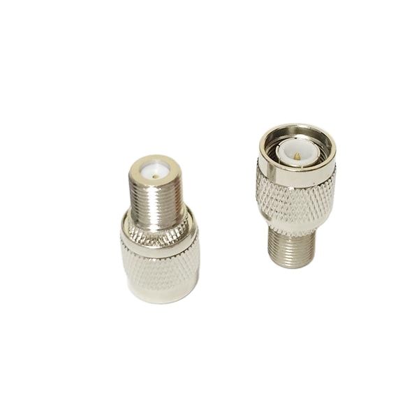 1 stück TNC Stecker auf F-kupplung RF koax Adapter-konverter Gerade Nickelplated