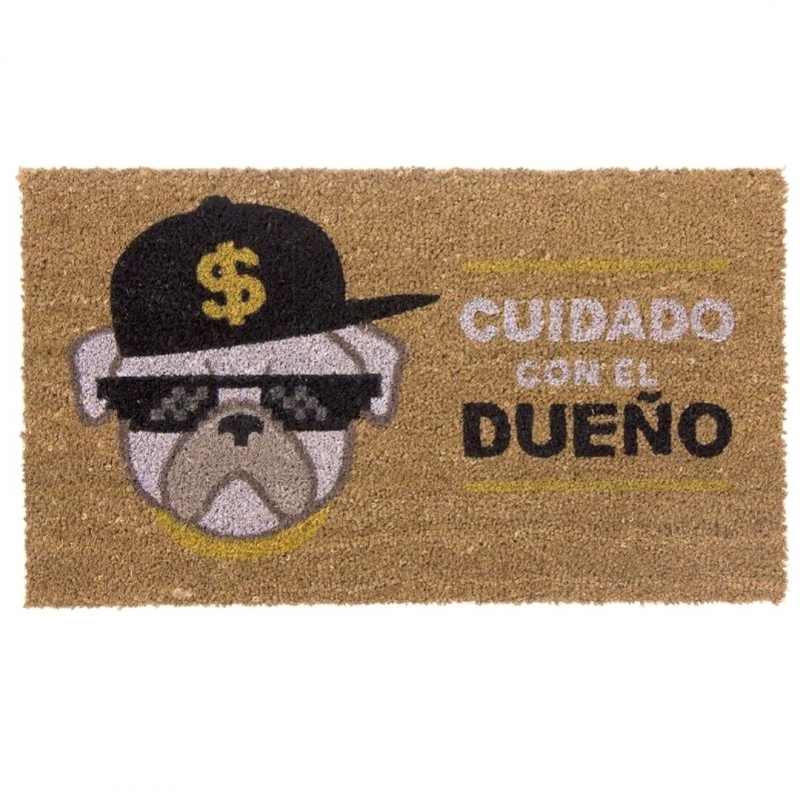 Felpudos originales Felpudo de fibra de coco Perro 40x70 cm F976208