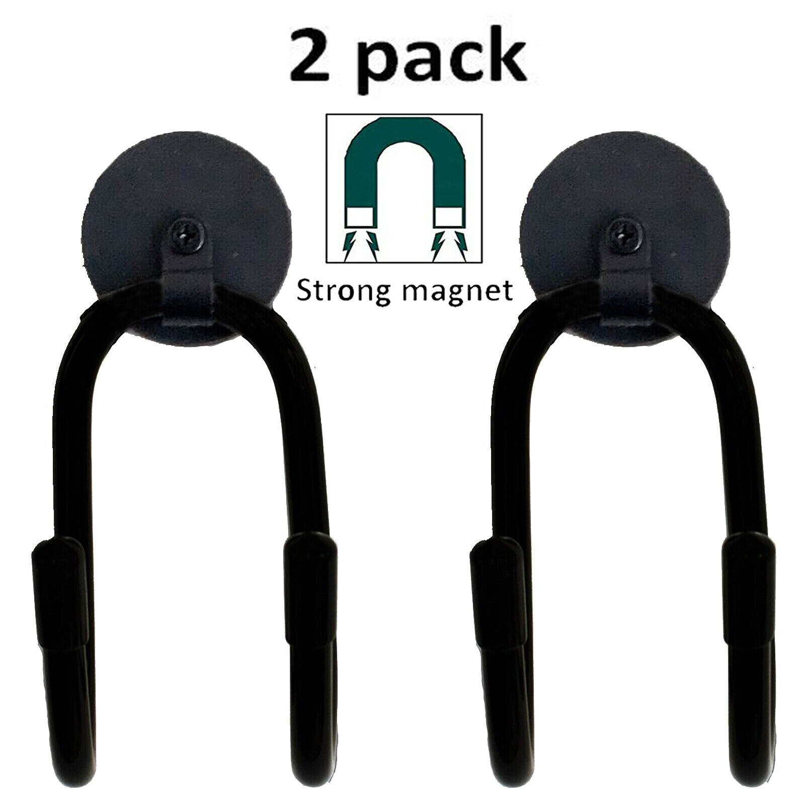 2x Magnetic Hard Hat Holder Work Cap Safety Storage Safety Helmet Hanger Bracket
