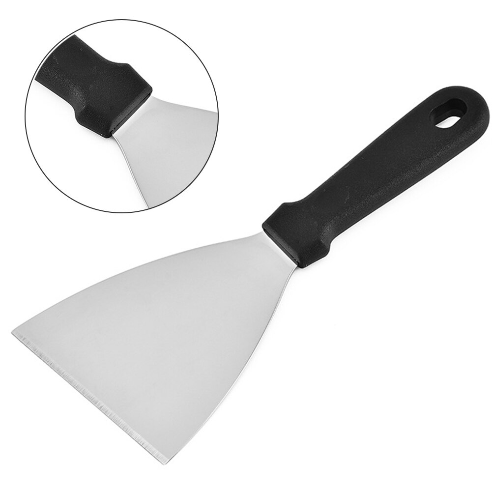 Blade Home Cooking Utensils Short Handle Stainless Steel Multifunctional Triangular Western Cuisine Pasty Kitchen Ware Spatula