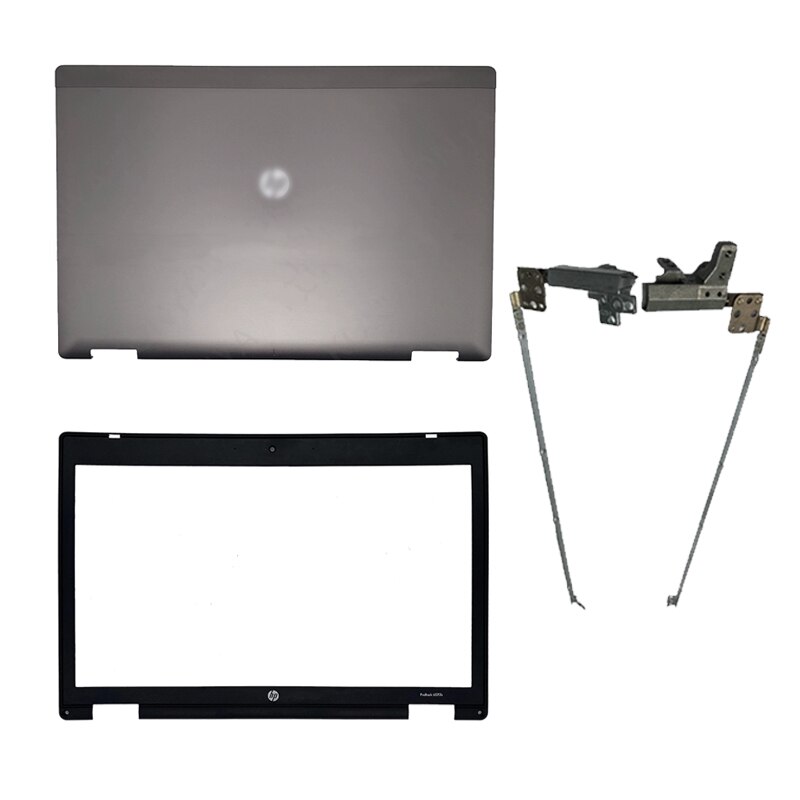 laptop lcd bakdeksel/frontramme/hengsler/håndleddstøtte/bunndeksel til hp probook 6560b 6570b 641202-001 641205-001 644695-001