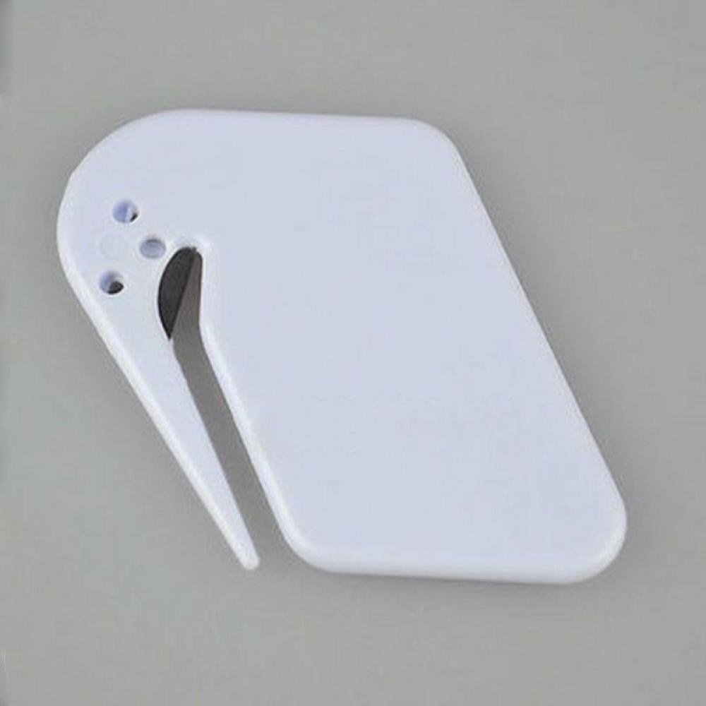 1PC Plastic Mini Letter Opener Letter Mail Envelope Opener Safety Paper Guarded Cutter Blade Office Equipment Random Colors