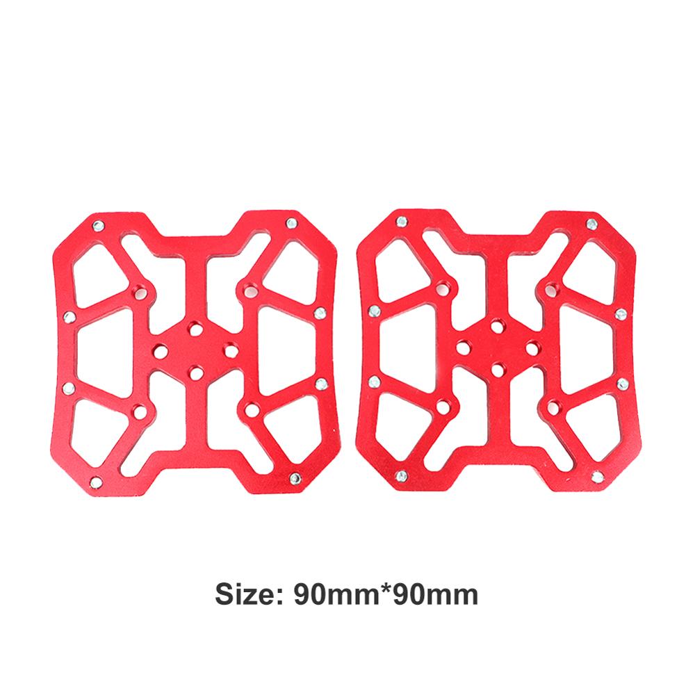 2pcs Aluminum Alloy Bicycle Clipless Pedal Platform Adapters for SPD KEO Pedals MTB Mountain Road Bike Accessories Cycling Parts