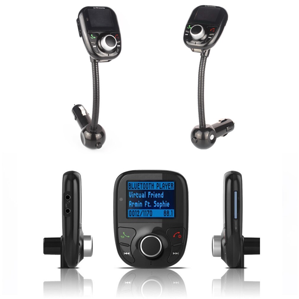 Wireless Car Kit MP3 Player FM Transmitter USB LCD Modulator MMC With Remote Control For Smartphone