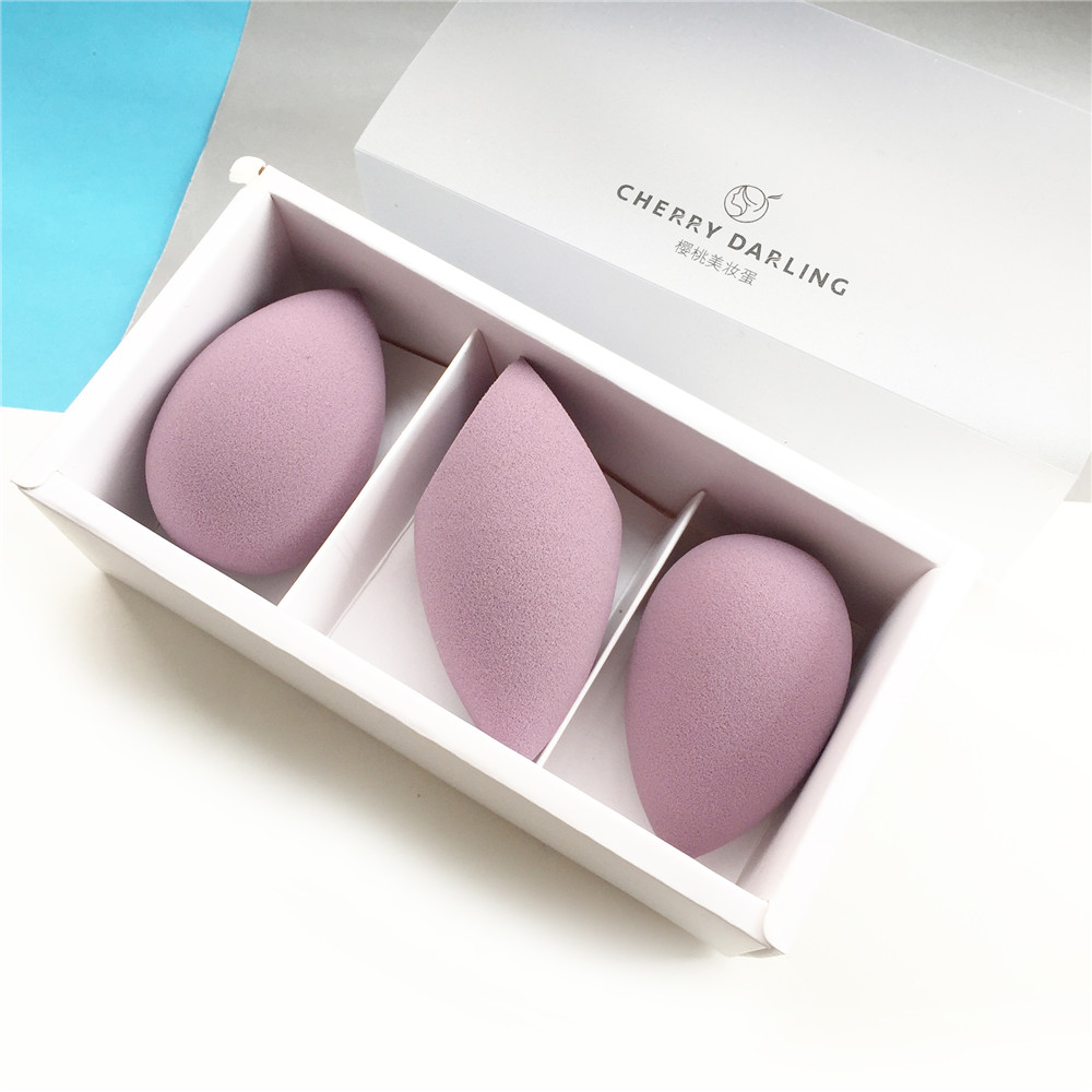 bdbeauty Makeup Sponge Blender Morandi-Purple Series - Different-Shape Ultra-Soft Latex-Free hydrophilic Makeup Blenders