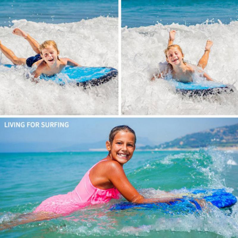 Udendørs oppustelig surfbræt bøje kickboard børn sikkert havsurfingbræt fest voksen barn sommer vandsport surfplank svømning