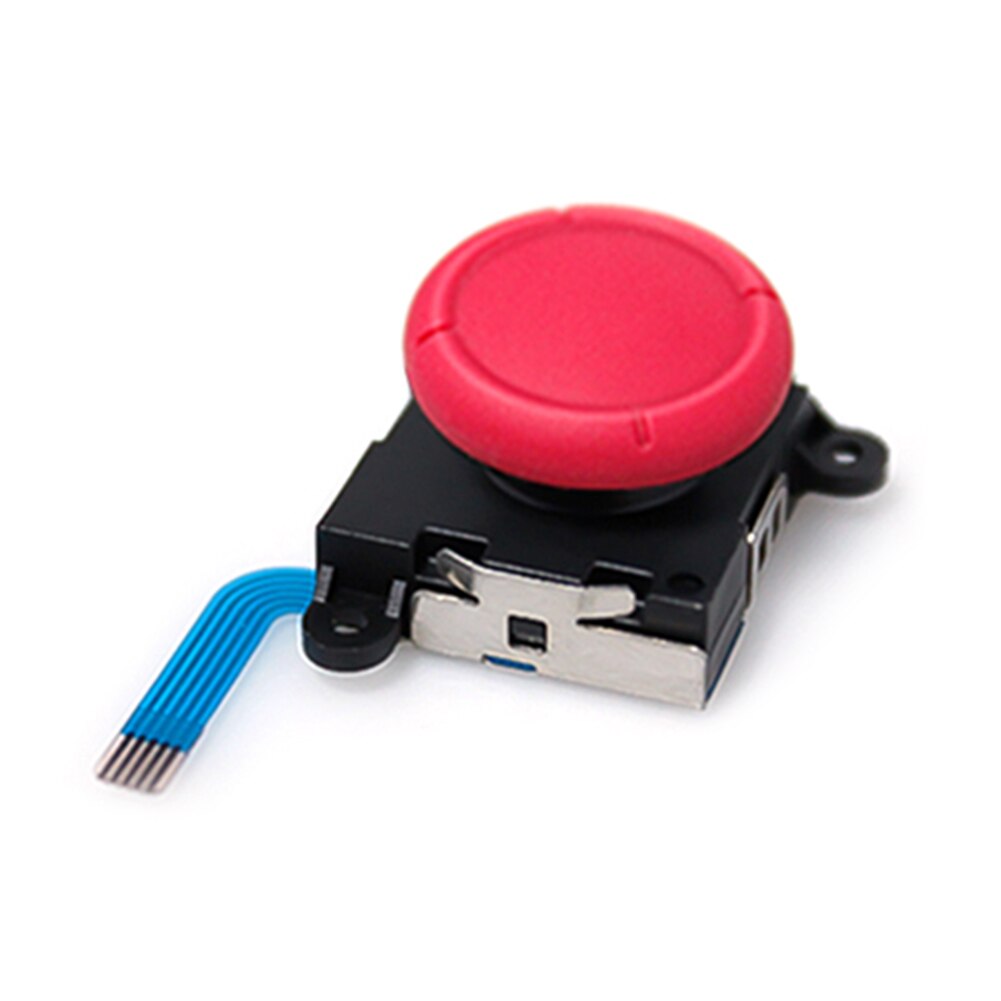 Acessórios eletrônicos da máquina do sensor da vara do polegar da substituição 3d para o reparo do controlador da alegria do interruptor de nintendo: Vermelho
