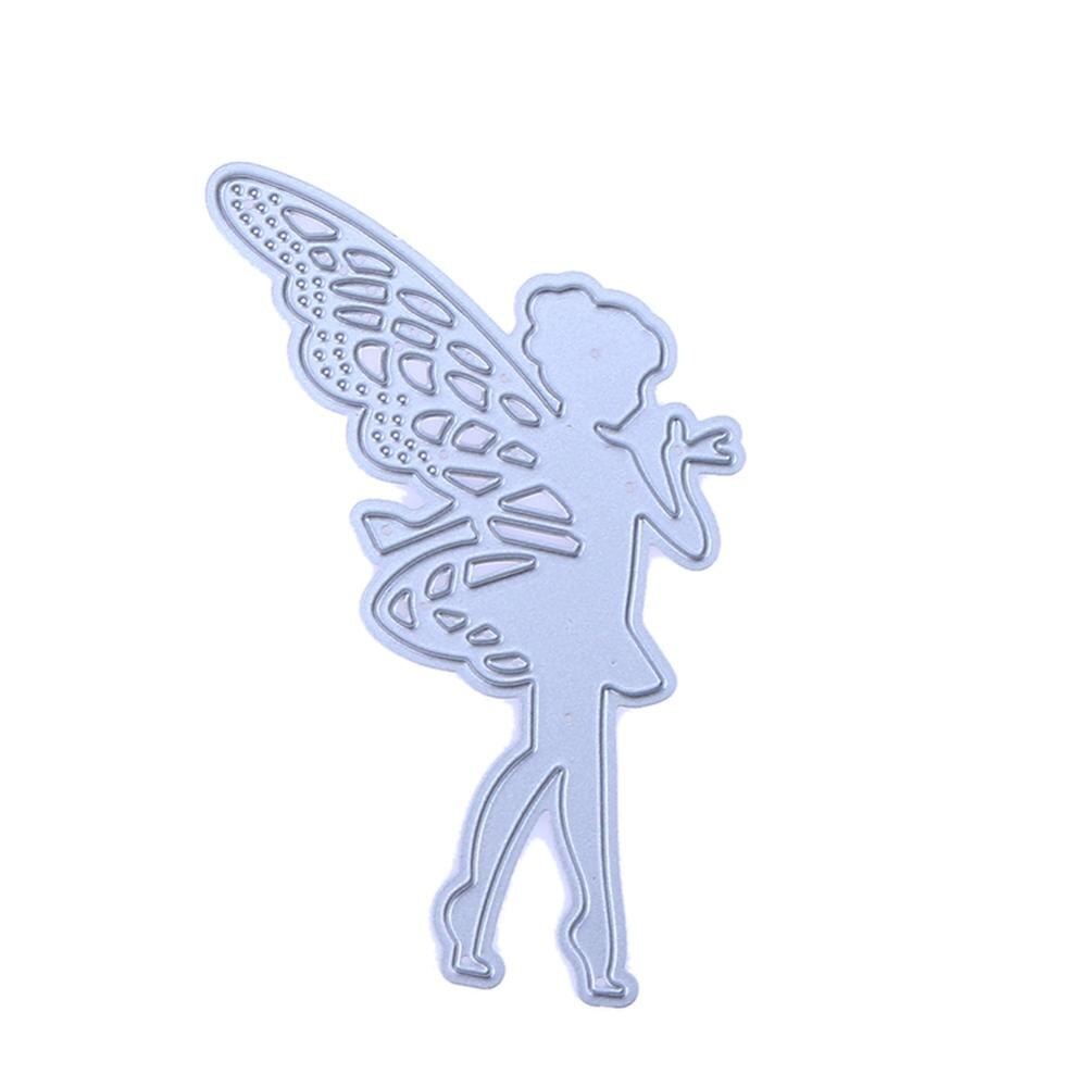 Love Heart Coffee Cup Cutting Die DIY Metal Scrapbooking Craft Embossing Cutting Die Stencil Paper Card Maker Template Cut Dies: Dance Angel