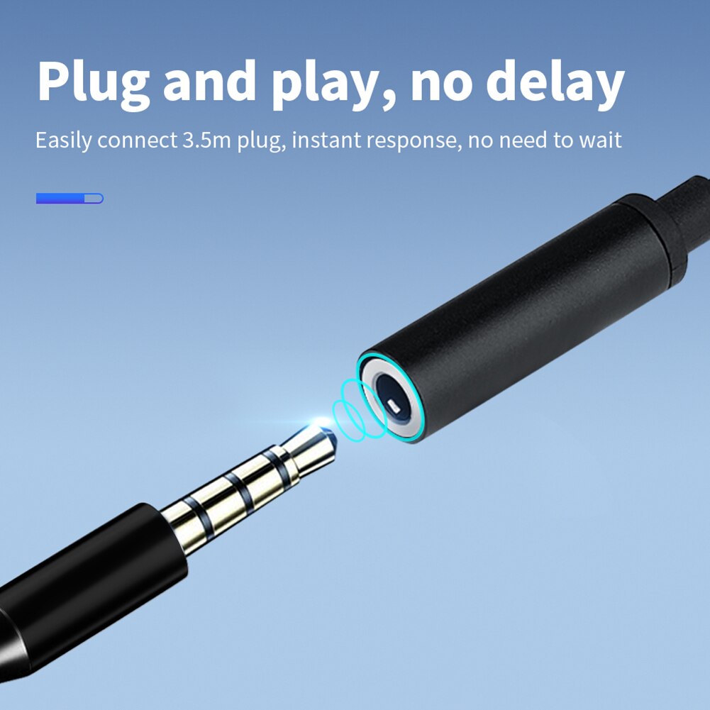 DJI Action 2 3.5MM Microphone Adapter Cable Camera Mic Audio Adapter Line for DJI Osmo Action 2 Accessories