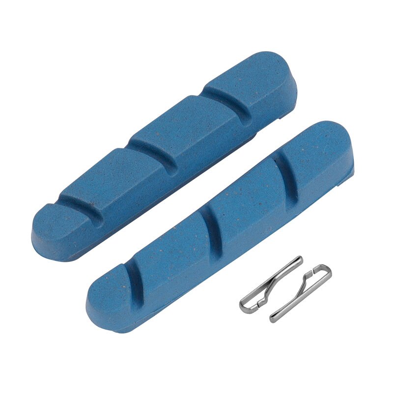 Deemout Brake Inserts for Carbon Wheel Rims Road Bike Caliper Braking Block Pads Heat Dissipation Low Rim Wear Low Nois: 1 Pair BRK013 Blue