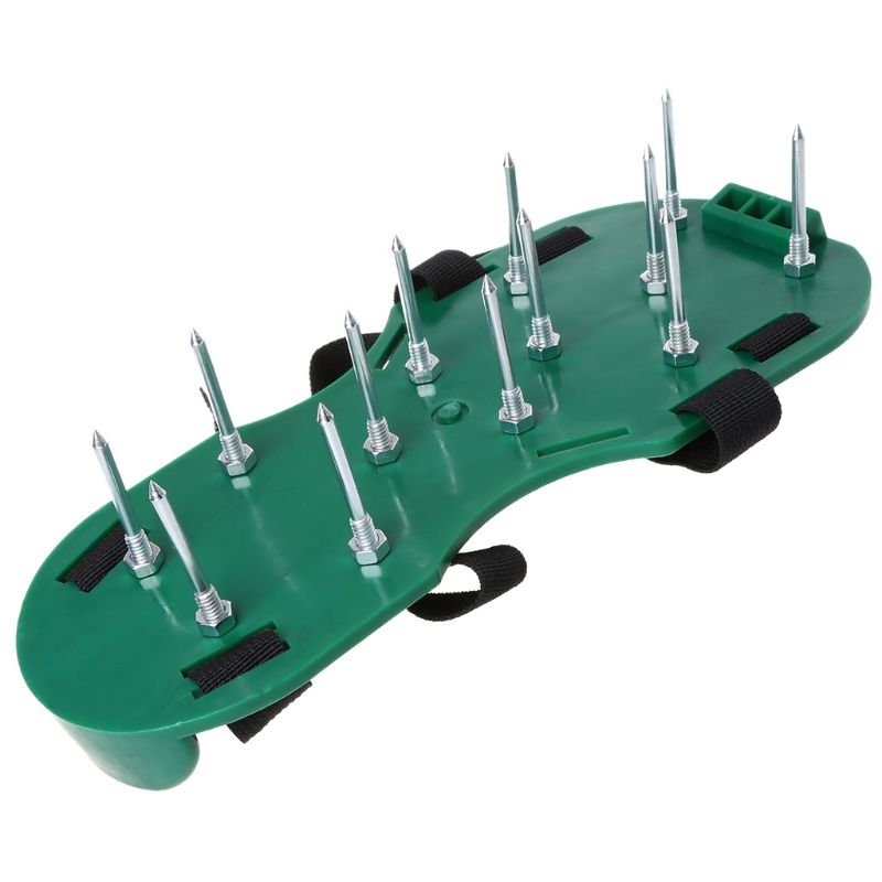 Aireador de césped, sandalias para jardinería, pintura de suelo, cemento autonivelante, clavo de construcción, zapatos, escarificador, herramienta de Destripador de pastizales