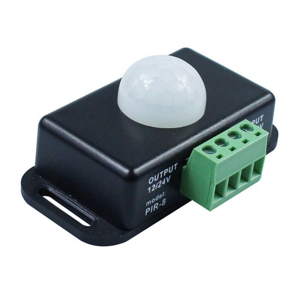 Human sensor switch controller for automatic DC 12V-24V 8A infrared PIR motion sensor switch for LED lights(Without packaging)