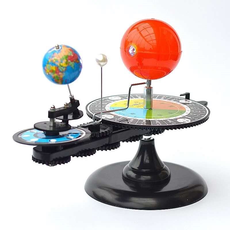 Student Planetarium Set Three Globes Sun/Earth/Moon Model Teach Education Geography Map Solar Earth Moon movment