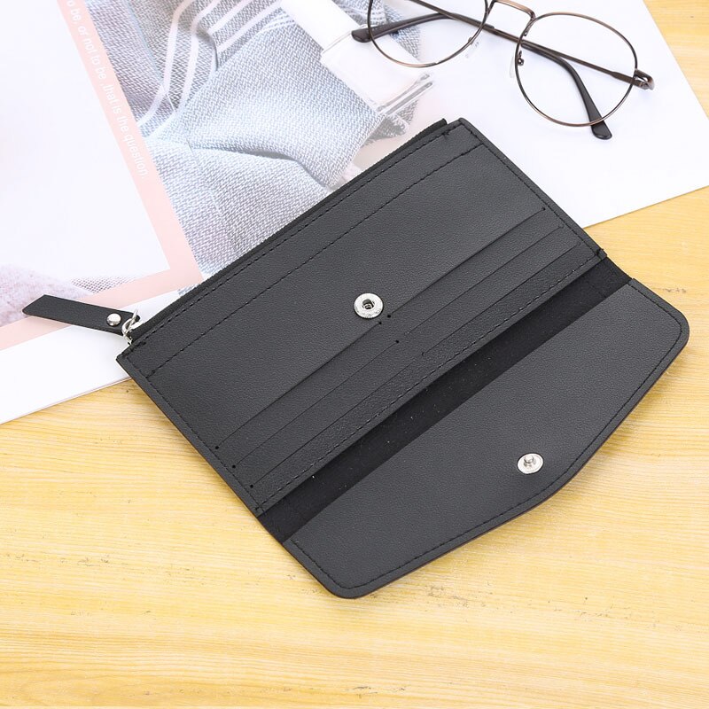 Simple Zipper Envelope Ladies Wallet Mid-length Large-capacity Women's Wallet Multi-card Card Holder