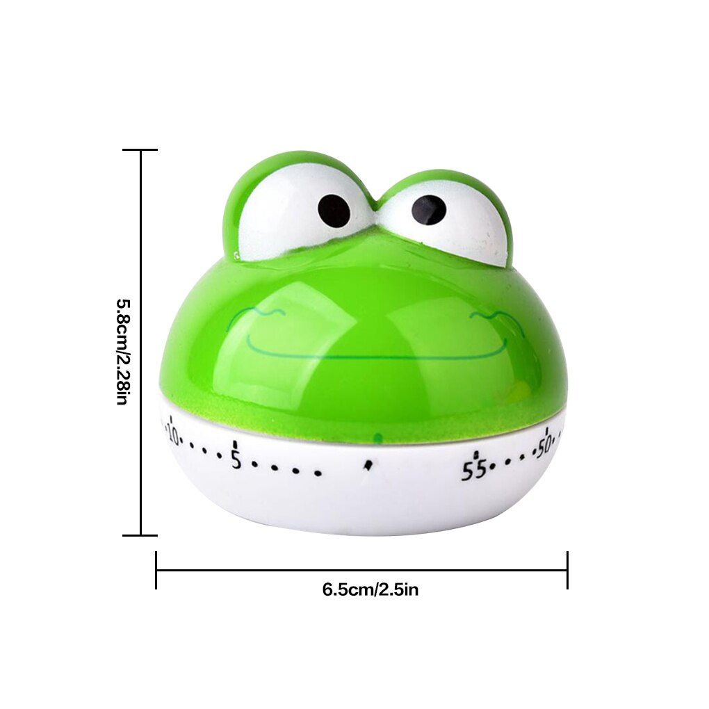 Cartoon Animal Kitchen Timer Cooking Baking Steaming 55 Minutes Countdown Mechanical Timing Machine