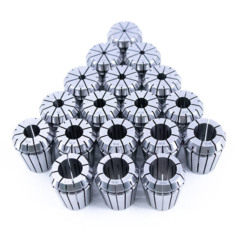 1 Set Hight Precisie ER32 Spring Collet Chuck 3/4/5/6/7/8/9/10/11/12/13/14/15/16/17/18/19/20 Draaibank Mill Cnc Frezen Gereedschaphouder