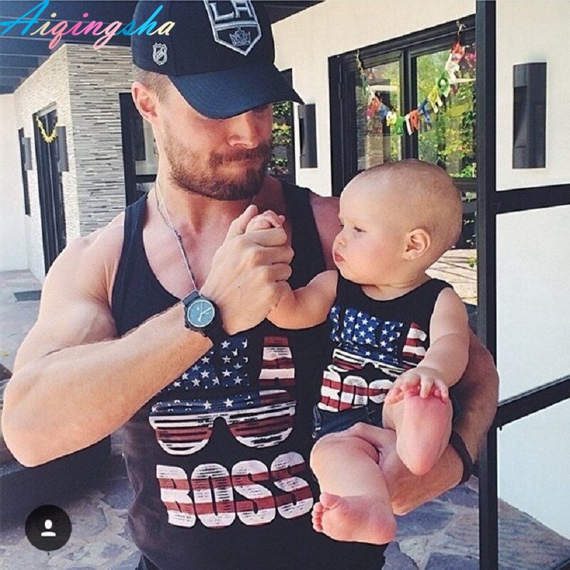 Vater Sohn Hemd wie vater wie sohn Kleidung Familie aussehen Passenden Outfits Kleidung Papa und Baby Weste Familie Pyjama