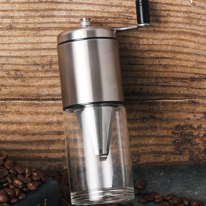 Stainless Steel Manual Coffee Grinder Kitchen Tools Coffee Bean Grinder Portable Hand Crank Mill Spice Grinder