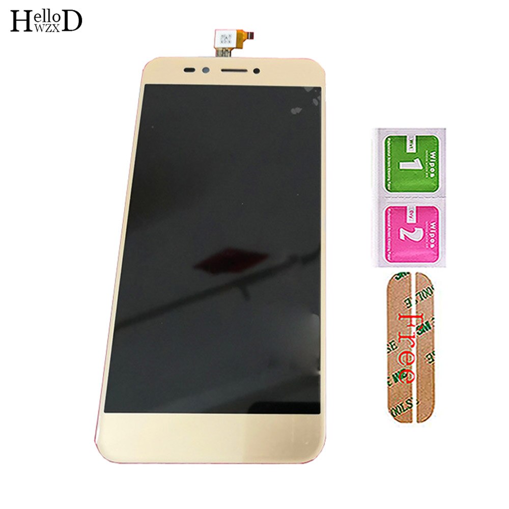 Mobile LCD Display With Touch Screen For Wiko Upulse Lite LCD Digitizer Panel Lens Sensor Front Glass Assembly Tools 3M Glue: Gold With Tools