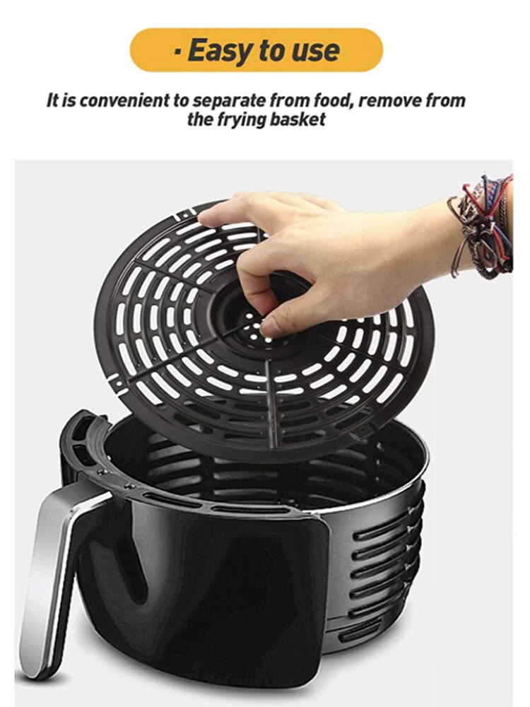 Air Fryer Basket Replacement Grill Air Pan For Power Dash Chefman Air Fryer Parts Crisper Plate Airfryer Accessories