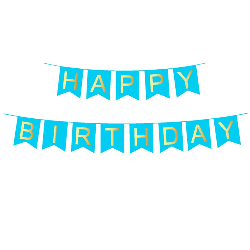 One Year Disposable Tableware 1st Birthday Plates Kids Happy Birthday Banner 1 One Year First Birthday Boy: Deep Sapphire