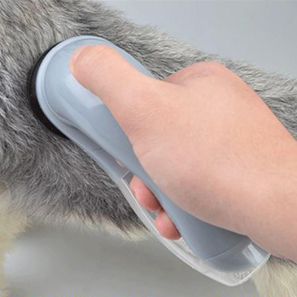 Dispositivo eléctrico portátil para quitar el pelo de mascotas, aspiradora de limpieza de masaje para gatos y perros, cepillo para el pelo de mascotas
